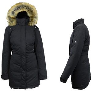 Women’s Parka Jacket with Detachable Hood - Large